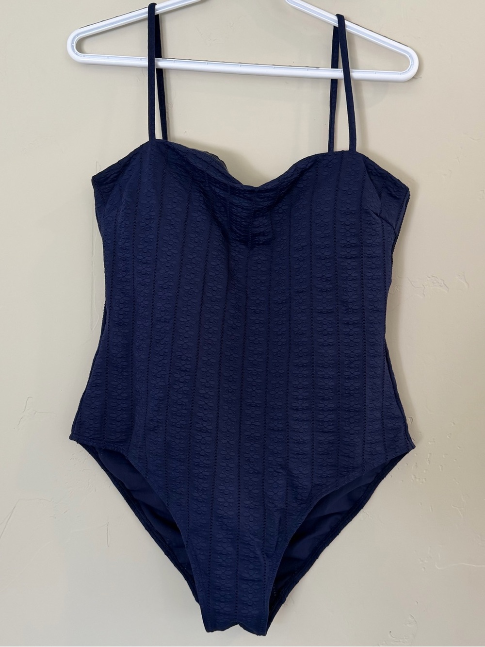 Boden navy blue Skinny-strap One-piece Swimsuit